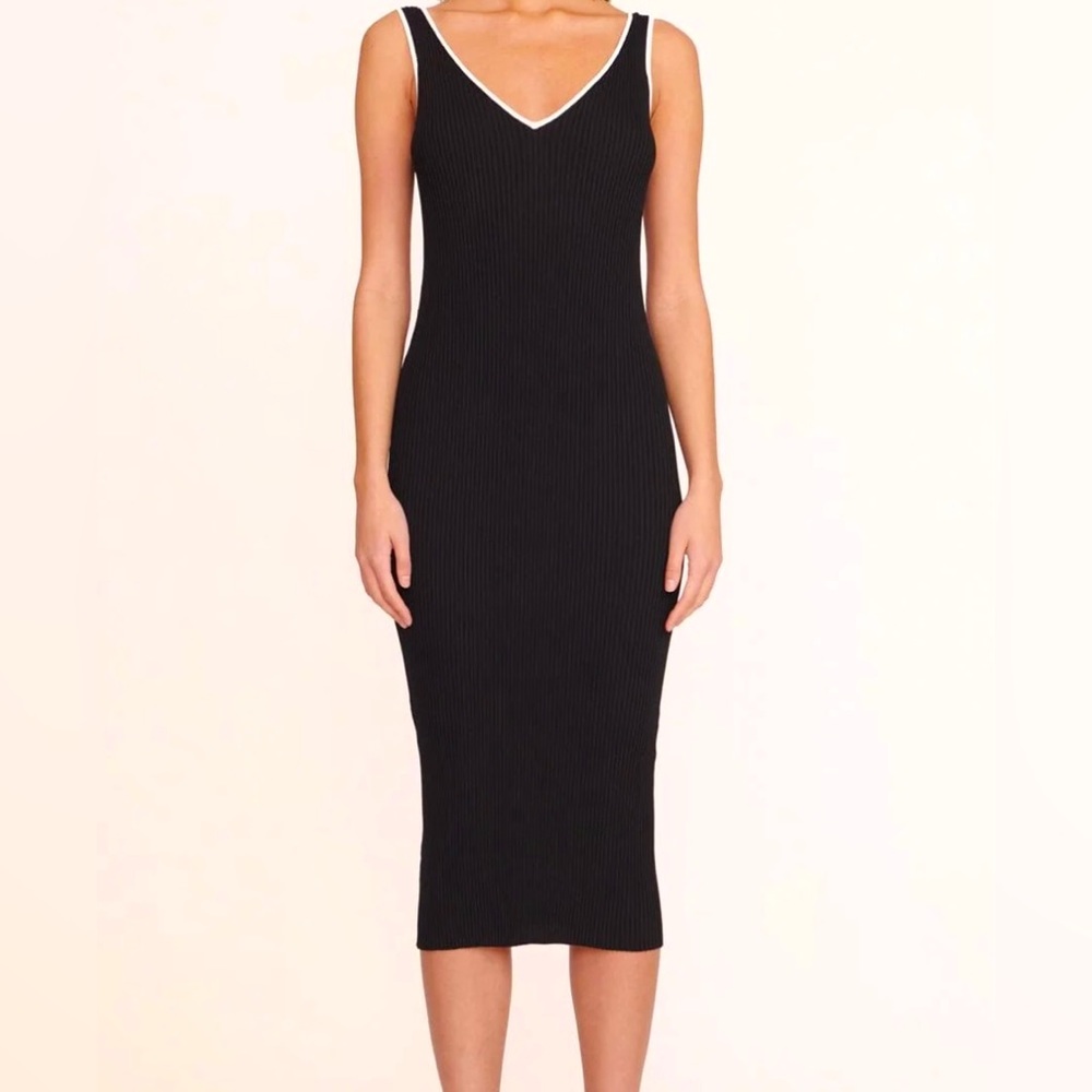NWT Staud Dana Midi Dress - Size Large